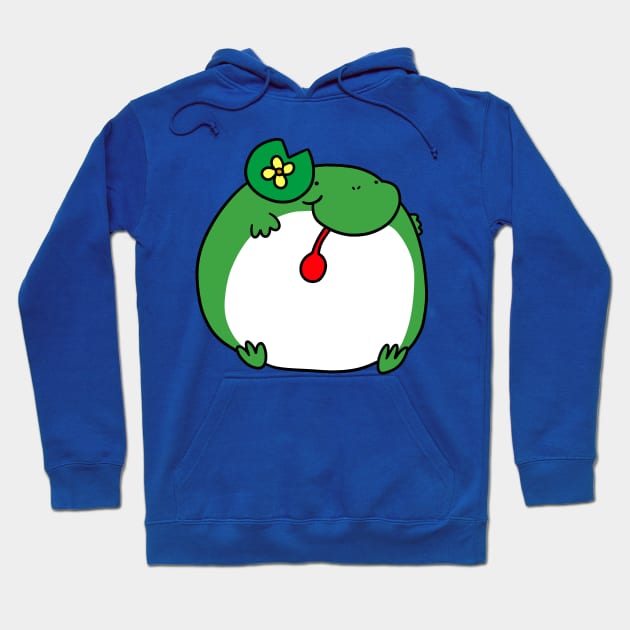 Fat Lilypad Frog Hoodie by saradaboru